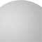 Ekena Millwork Arch Top Surface Mount PVC Gable Vent: Functional, w/ 2"W x 2"P Brickmould Sill Frame, 12"W x 12"H GVPAR12X1203SF - alternate 3